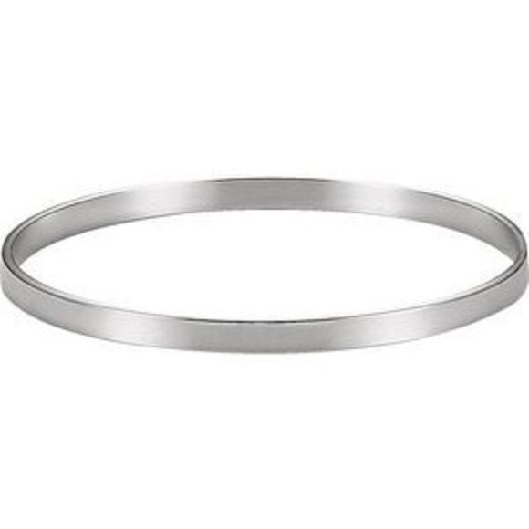 Sterling Silver 4.8 mm Bangle 8